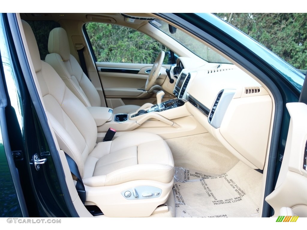 2012 Cayenne  - Jet Green Metallic / Luxor Beige photo #17