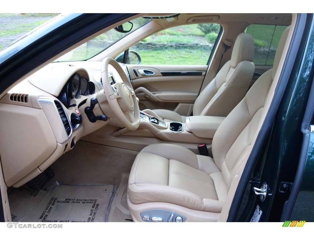 2012 Cayenne  - Jet Green Metallic / Luxor Beige photo #23