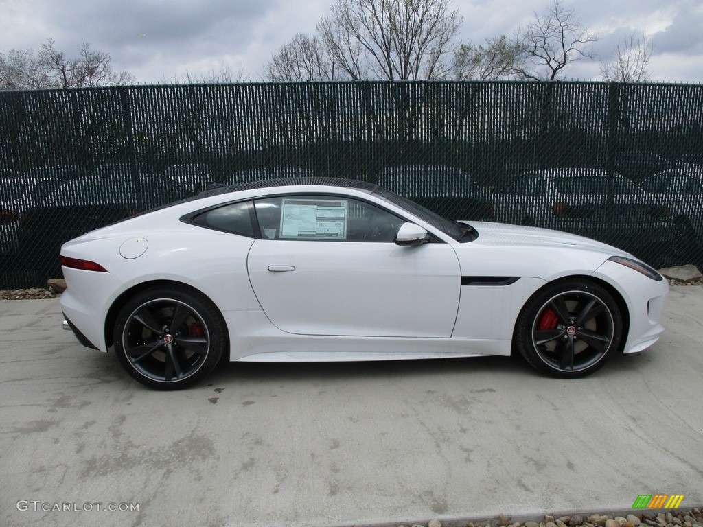 Polaris White 2017 Jaguar F-TYPE Coupe Exterior Photo #112456502