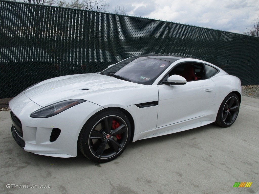 Polaris White 2017 Jaguar F-TYPE Coupe Exterior Photo #112456673