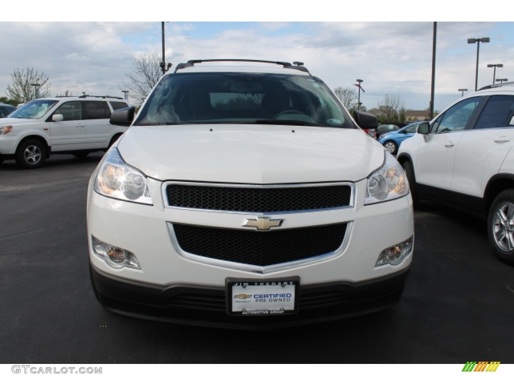 2012 Traverse LS - White / Dark Gray/Light Gray photo #8