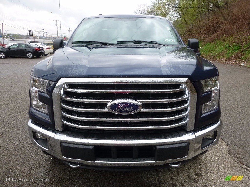 2016 F150 XLT SuperCrew 4x4 - Blue Jeans / Medium Earth Gray photo #7