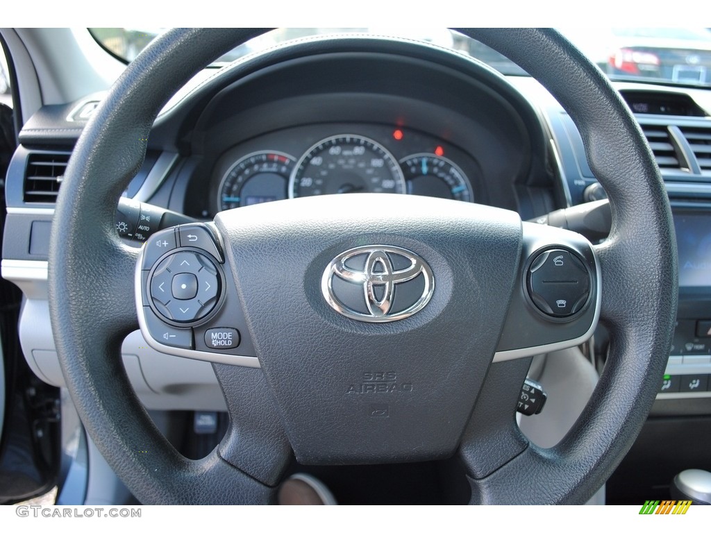 2013 Camry SE V6 - Cosmic Gray Metallic / Black/Ash photo #13