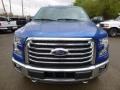 2016 Blue Flame Ford F150 XLT SuperCab 4x4  photo #8