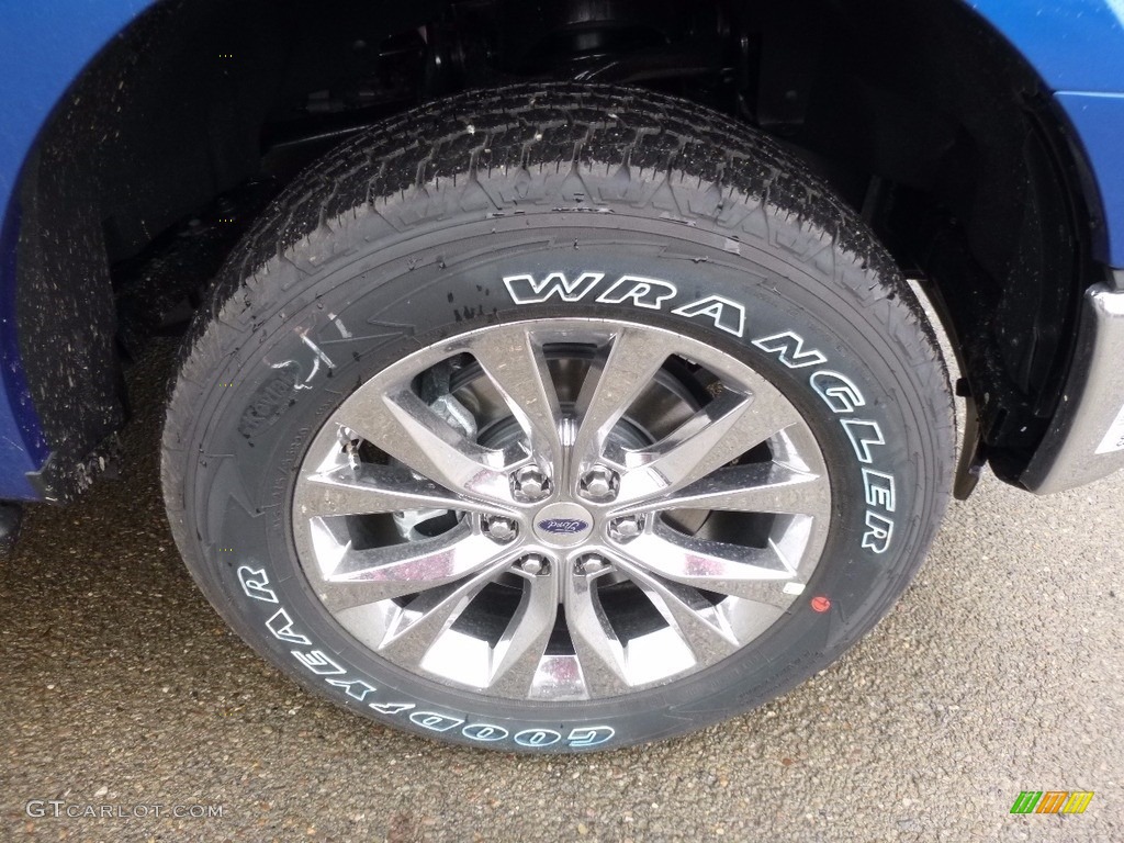 2016 F150 XLT SuperCab 4x4 - Blue Flame / Medium Earth Gray photo #10