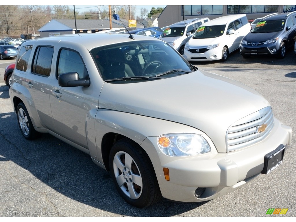 2009 HHR LS - Gold Mist Metallic / Gray photo #3