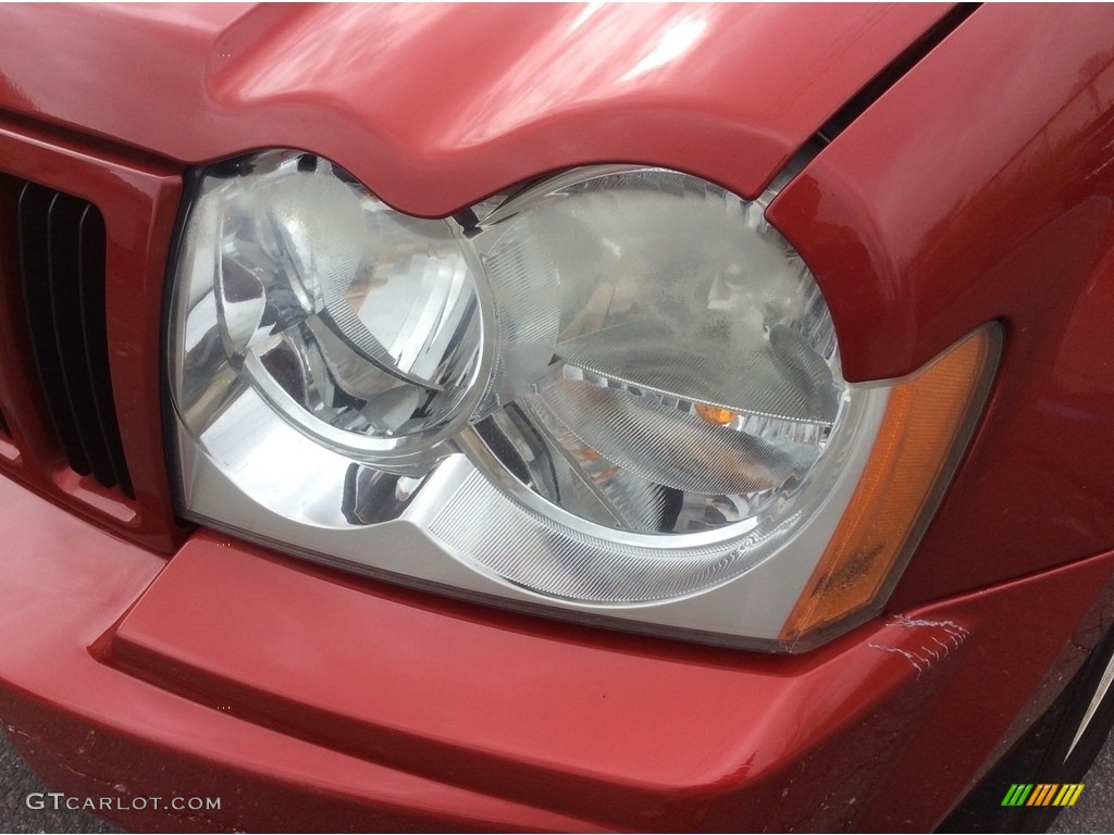 2005 Grand Cherokee Laredo 4x4 - Inferno Red Crystal Pearl / Medium Slate Gray photo #27