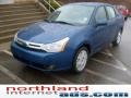 2009 Vista Blue Metallic Ford Focus SES Sedan  photo #7