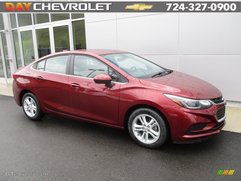 2016 Cruze LT Sedan - Siren Red Tintcoat / Jet Black photo #1