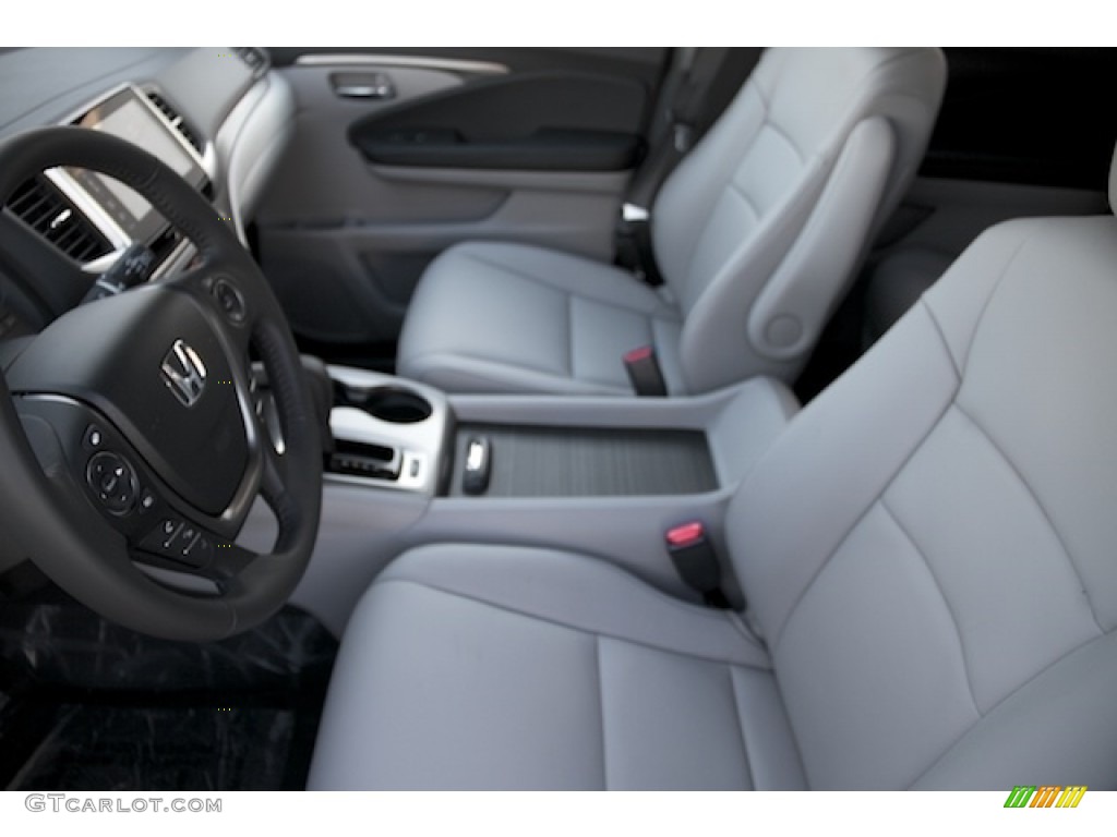 2016 Pilot EX-L - Lunar Silver Metallic / Gray photo #9