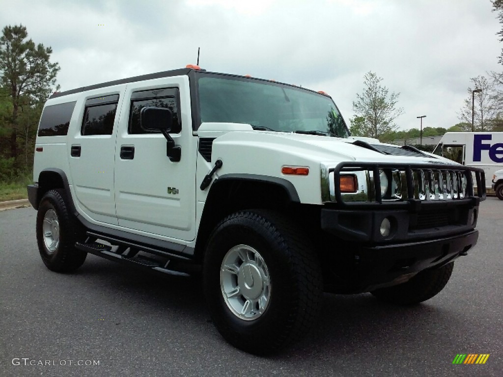 2003 H2 SUV - White / Wheat photo #4