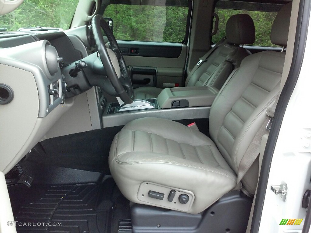 2003 H2 SUV - White / Wheat photo #9