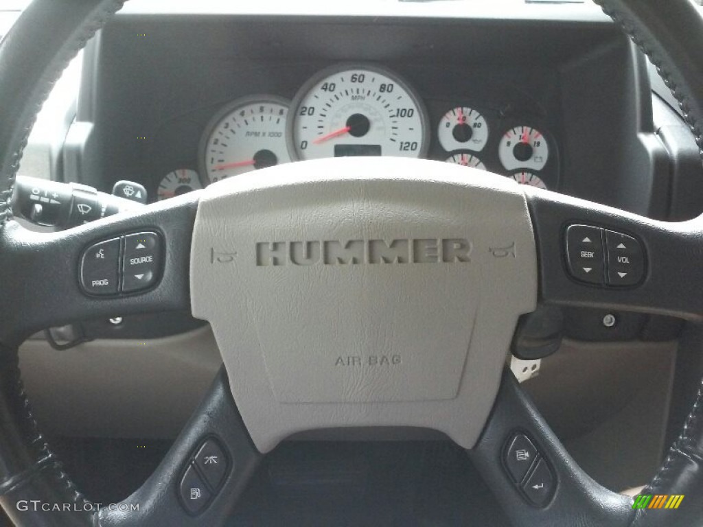 2003 H2 SUV - White / Wheat photo #14