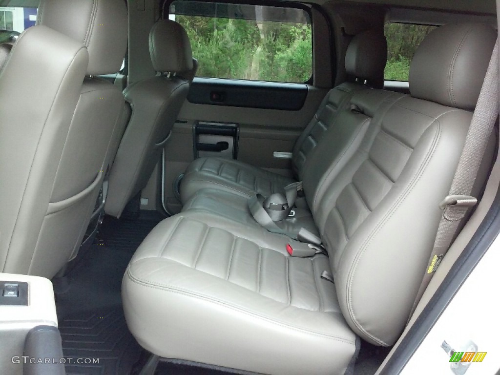 2003 H2 SUV - White / Wheat photo #23