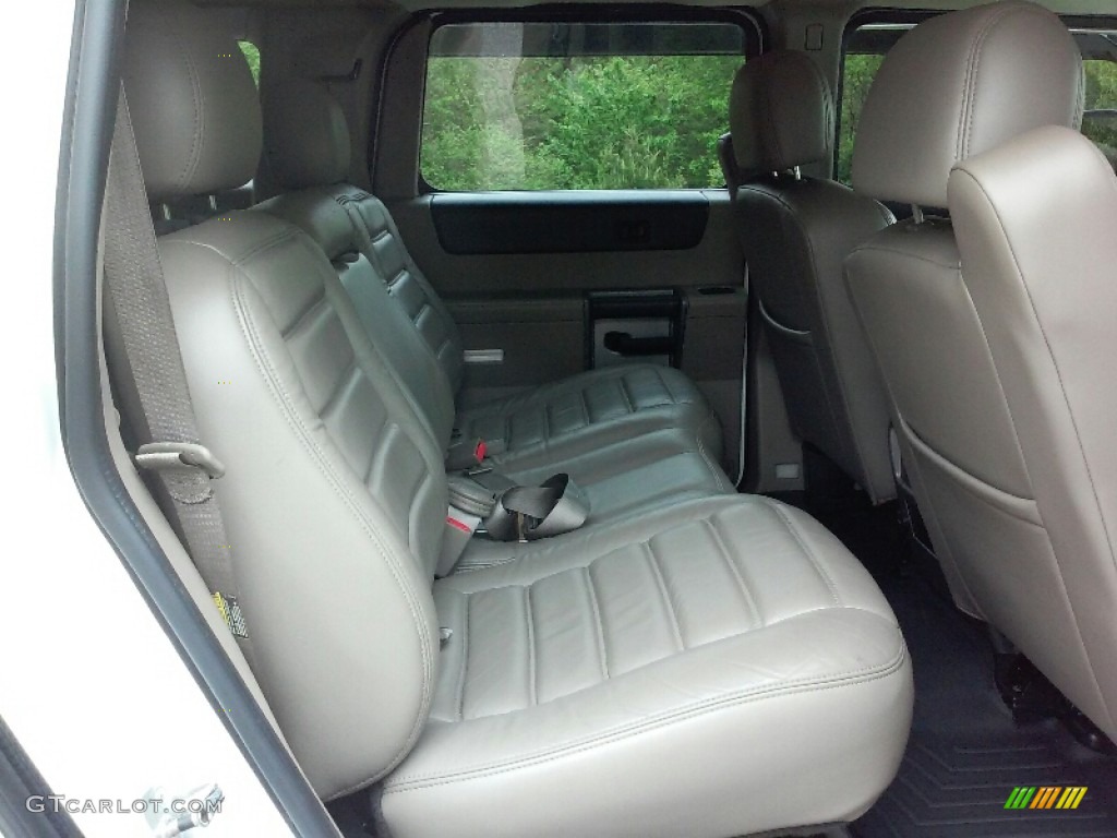 2003 H2 SUV - White / Wheat photo #28