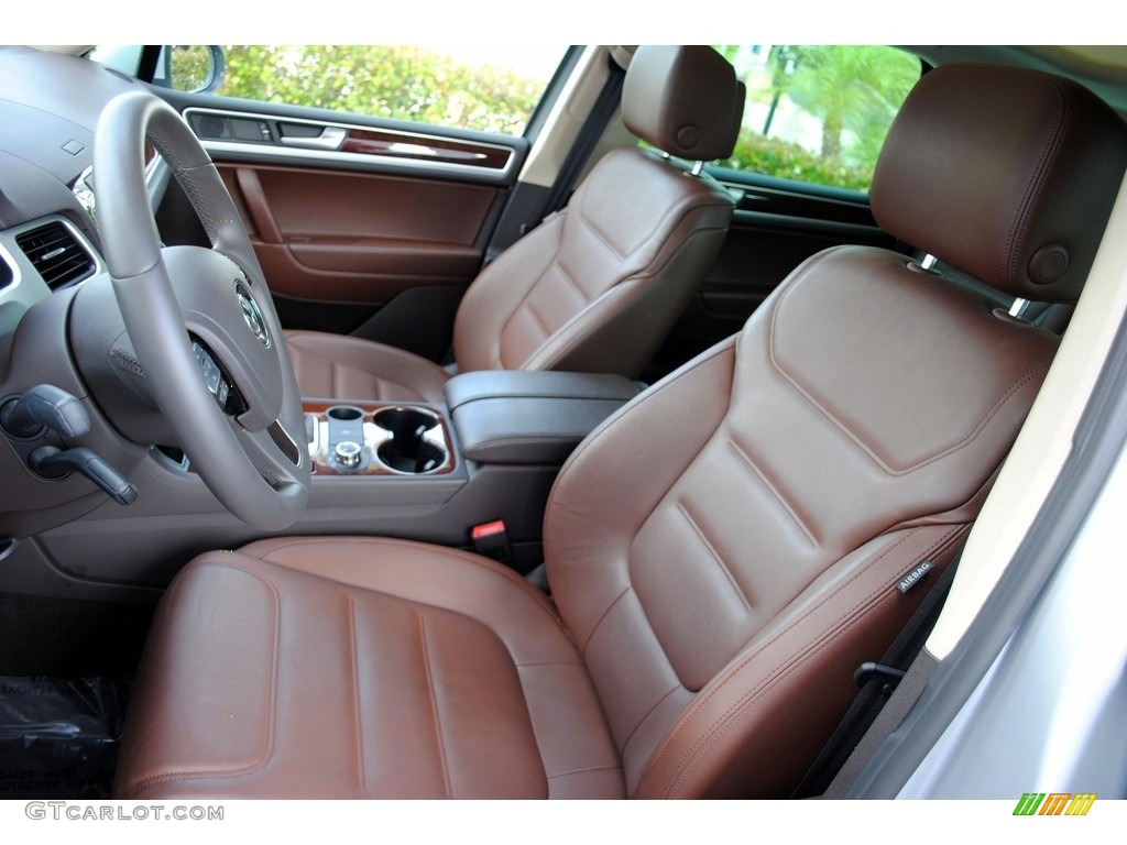 Saddle Brown Interior 2013 Volkswagen Touareg VR6 FSI Lux 4XMotion Photo #112471445