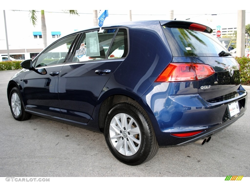 Night Blue Metallic 2016 Volkswagen Golf 4 Door 1.8T S Exterior Photo #112474220