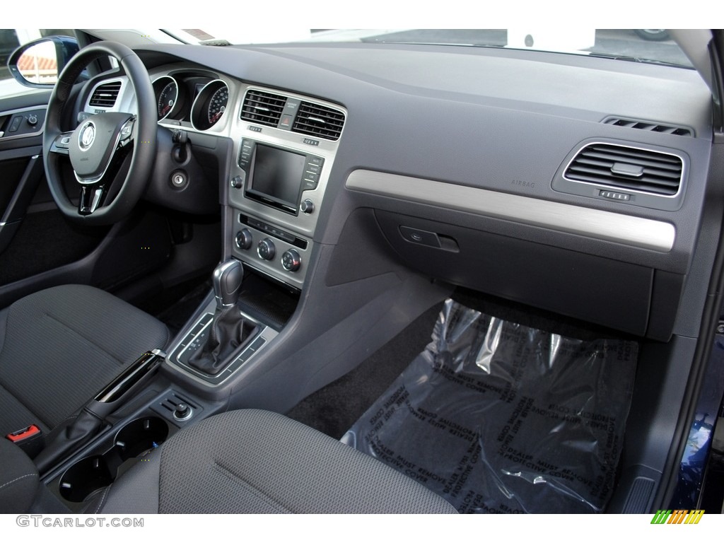 2016 Volkswagen Golf 4 Door 1.8T S Titan Black Dashboard Photo #112474469