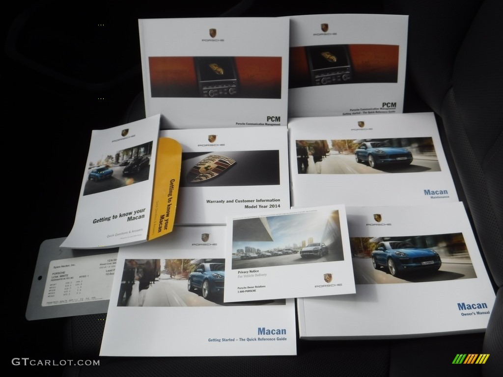 2015 Porsche Macan S Books/Manuals Photos