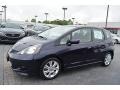 2009 Blue Sensation Pearl Honda Fit Sport  photo #7