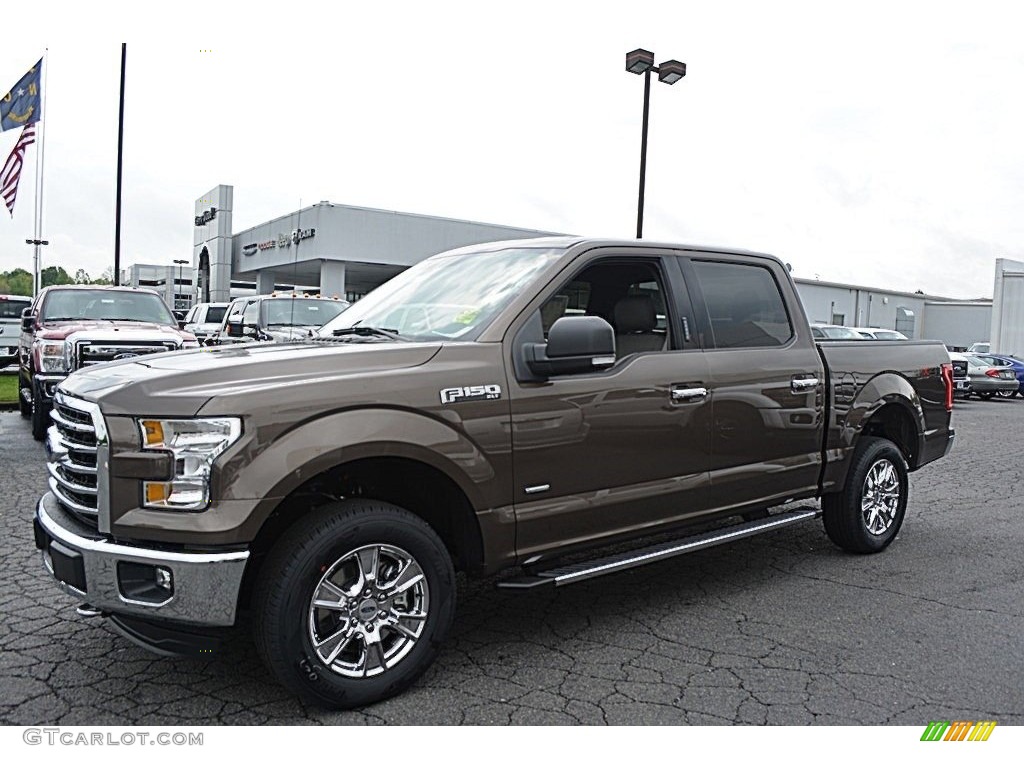 2016 F150 XLT SuperCrew 4x4 - Caribou / Medium Earth Gray photo #3