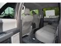 2016 Ford F150 Medium Earth Gray Interior Rear Seat Photo