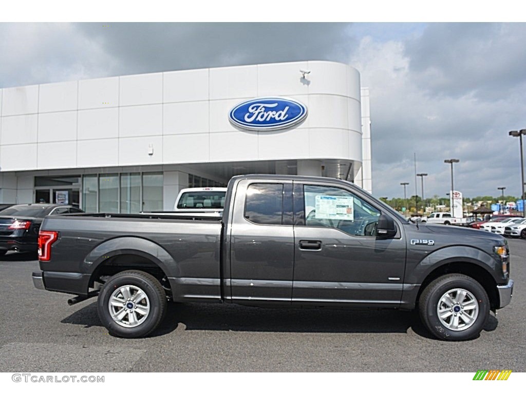 2016 F150 XLT SuperCab - Magnetic / Medium Earth Gray photo #2