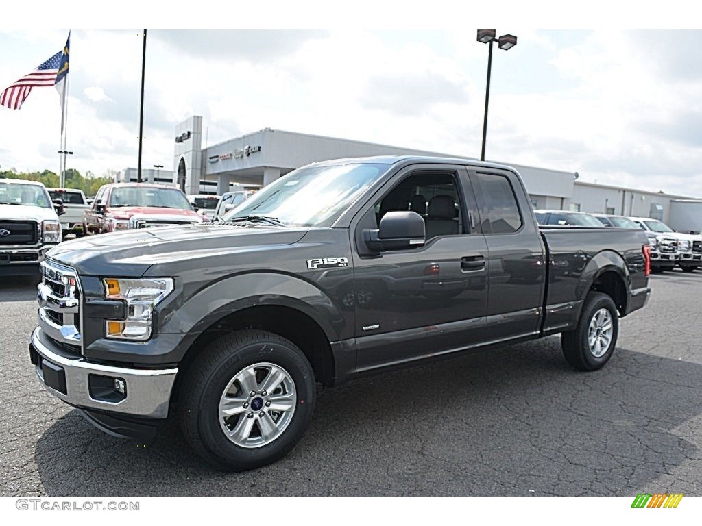 2016 F150 XLT SuperCab - Magnetic / Medium Earth Gray photo #3