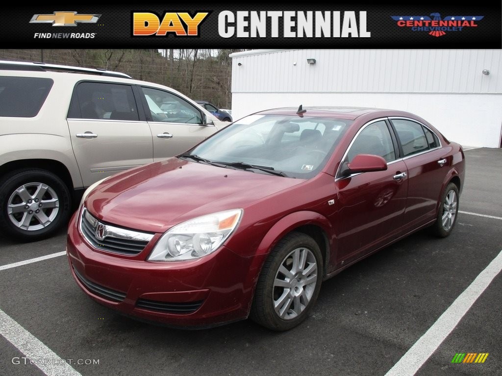 2009 Aura XR - Red Jewel Tintcoat / Black photo #1