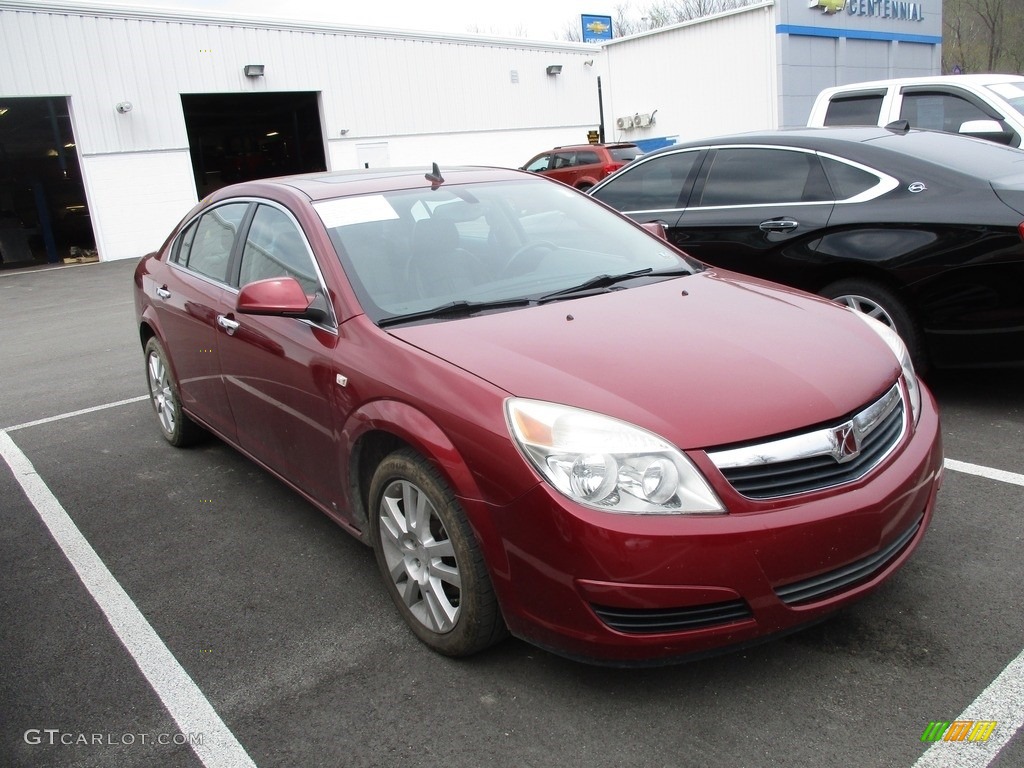 2009 Aura XR - Red Jewel Tintcoat / Black photo #3