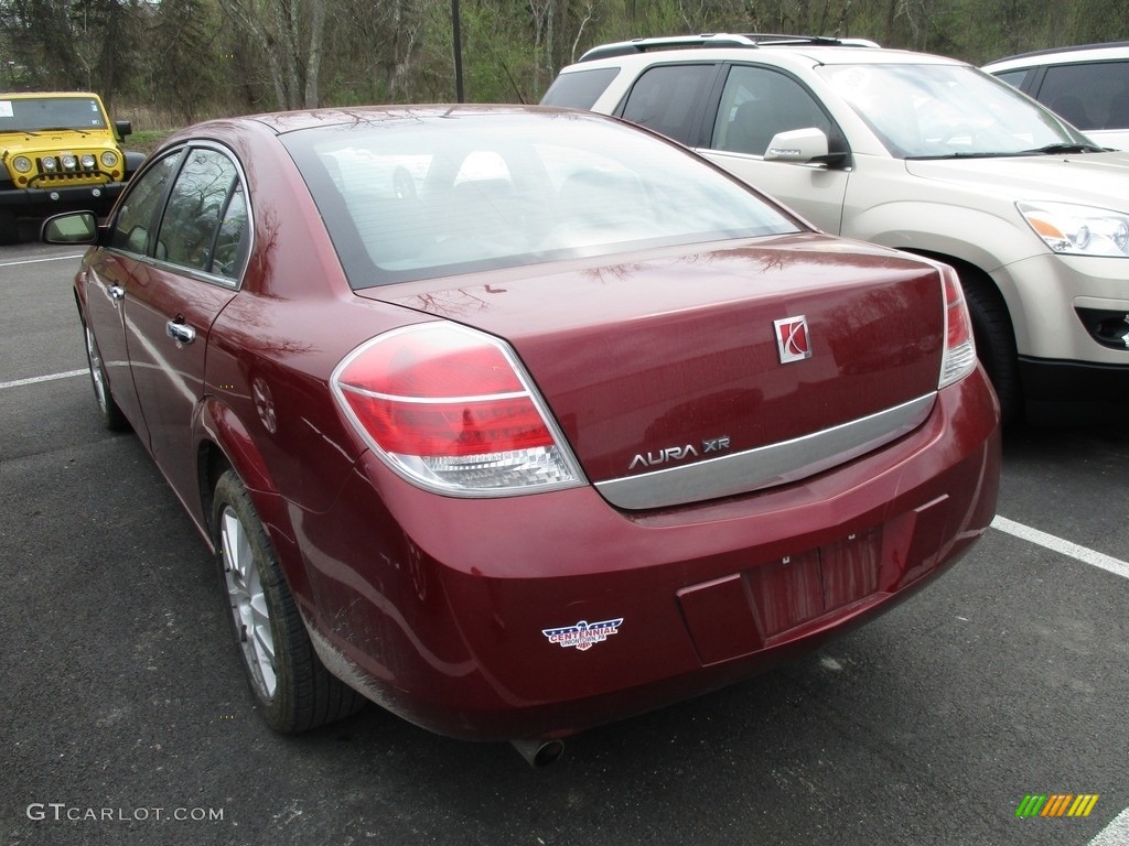 2009 Aura XR - Red Jewel Tintcoat / Black photo #5