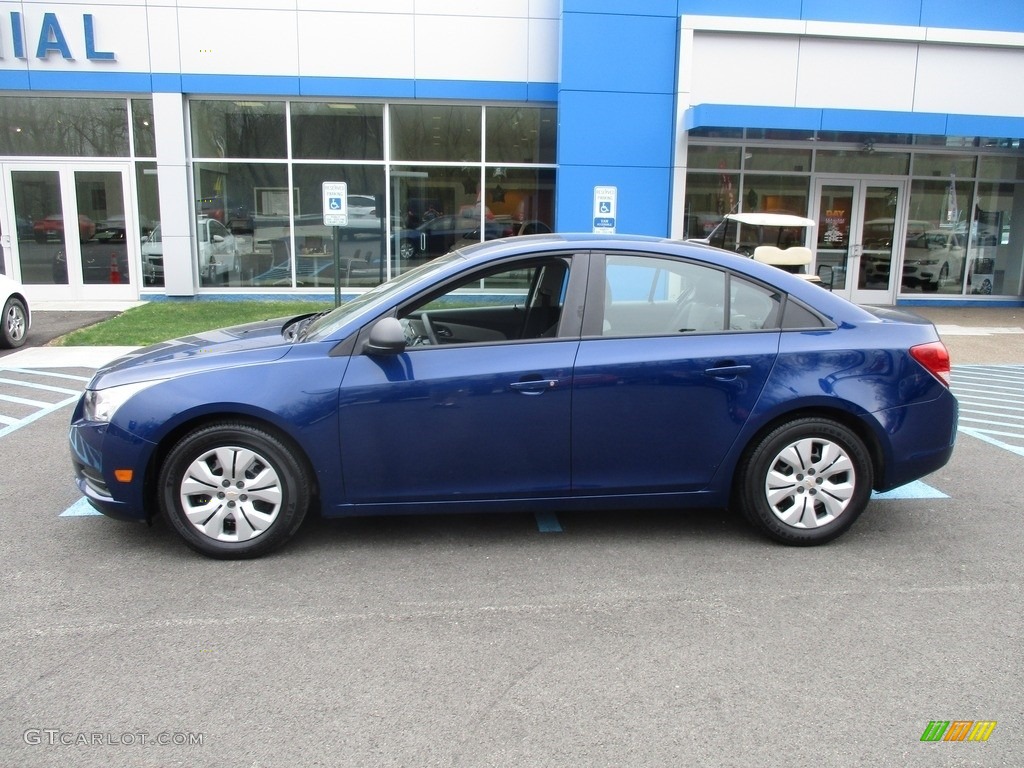 2013 Cruze LS - Atlantis Blue Metallic / Jet Black/Medium Titanium photo #2