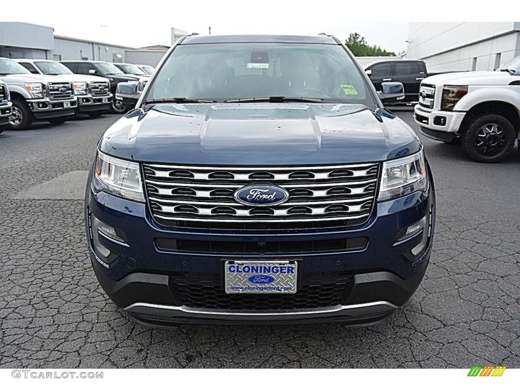 2016 Explorer Limited 4WD - Blue Jeans Metallic / Ebony Black photo #4