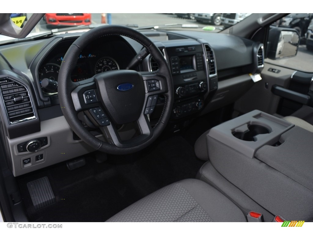 2016 F150 XLT SuperCab - Oxford White / Medium Earth Gray photo #7
