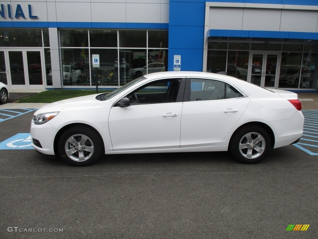 2016 Malibu Limited LS - Summit White / Jet Black/Titanium photo #2