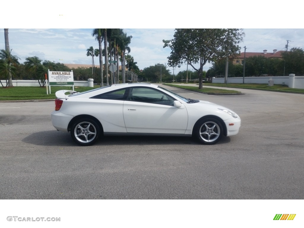 2001 Celica GT-S - Super White / Black photo #6