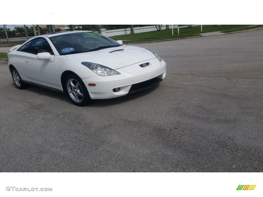 2001 Celica GT-S - Super White / Black photo #7