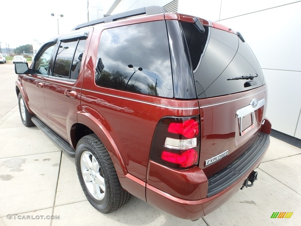 2010 Explorer XLT 4x4 - Dark Copper Metallic / Black photo #3