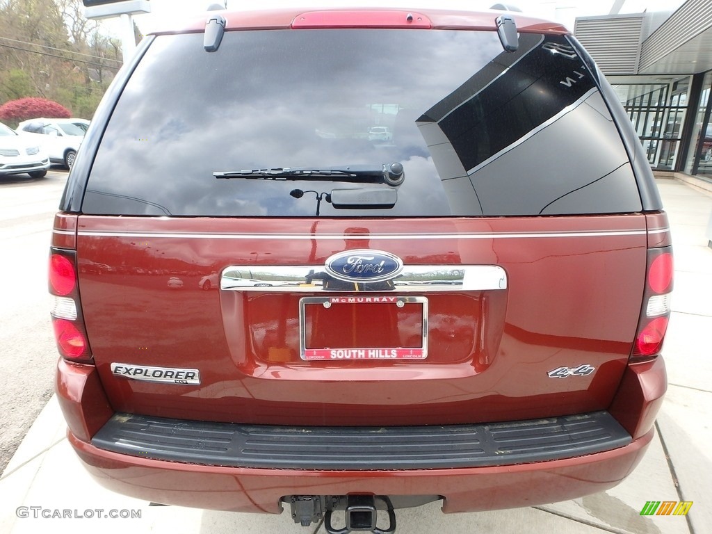 2010 Explorer XLT 4x4 - Dark Copper Metallic / Black photo #4