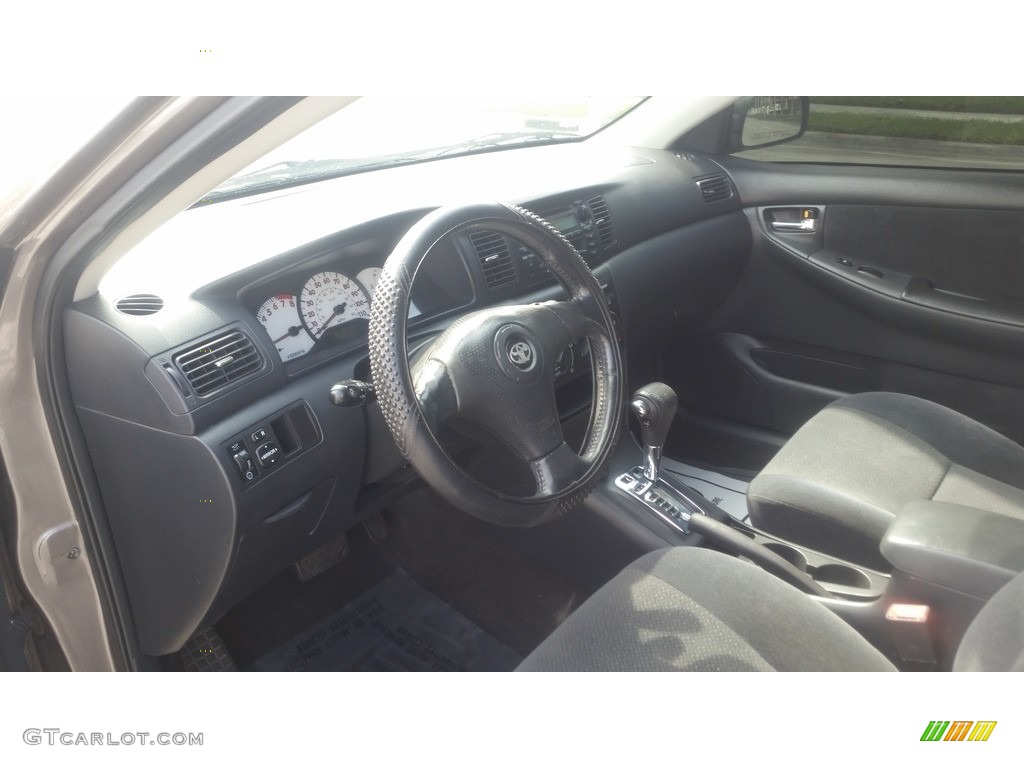 2003 Corolla S - Charcoal Gray Metallic / Black photo #11