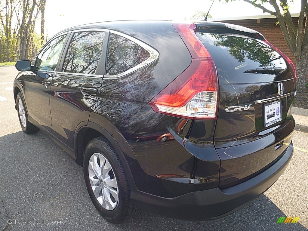 2014 CR-V EX-L AWD - Crystal Black Pearl / Black photo #3