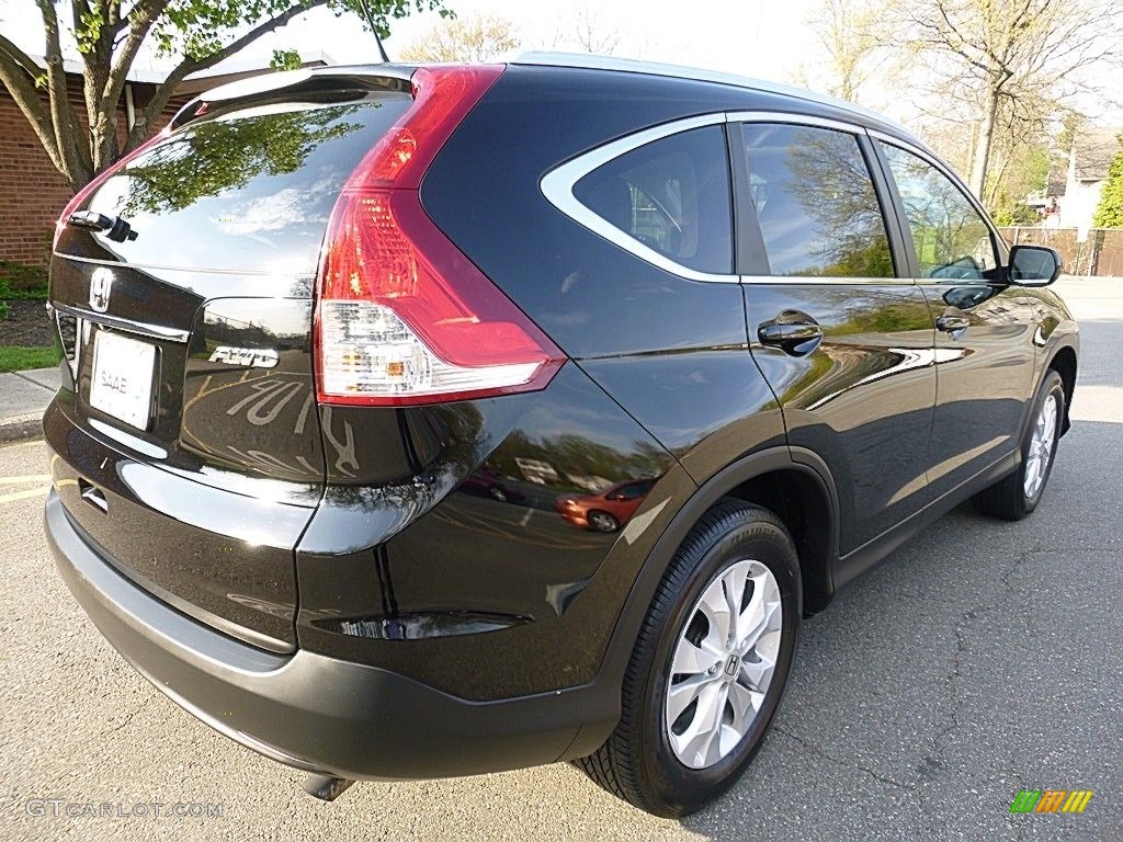 2014 CR-V EX-L AWD - Crystal Black Pearl / Black photo #5