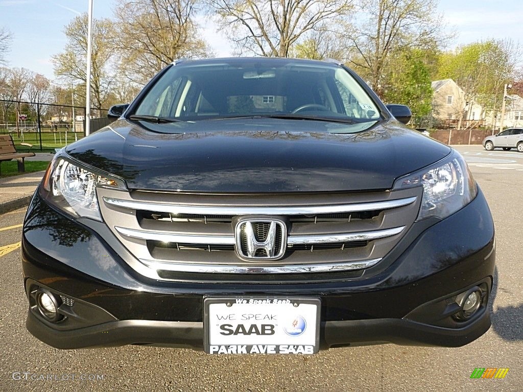 2014 CR-V EX-L AWD - Crystal Black Pearl / Black photo #8