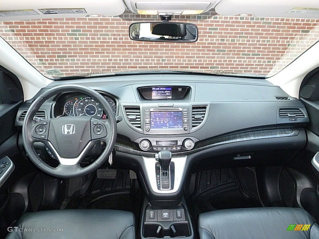 2014 CR-V EX-L AWD - Crystal Black Pearl / Black photo #24