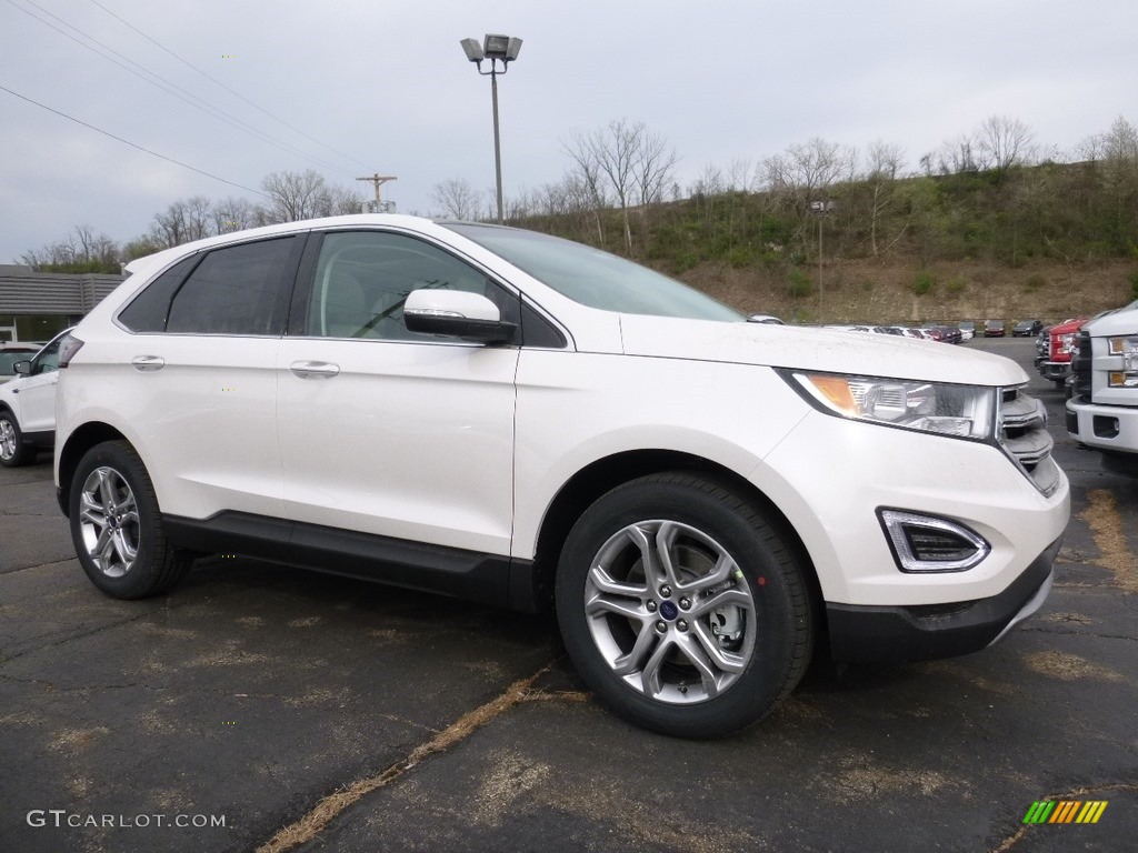 White Platinum Ford Edge