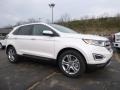 2016 White Platinum Ford Edge Titanium AWD  photo #1