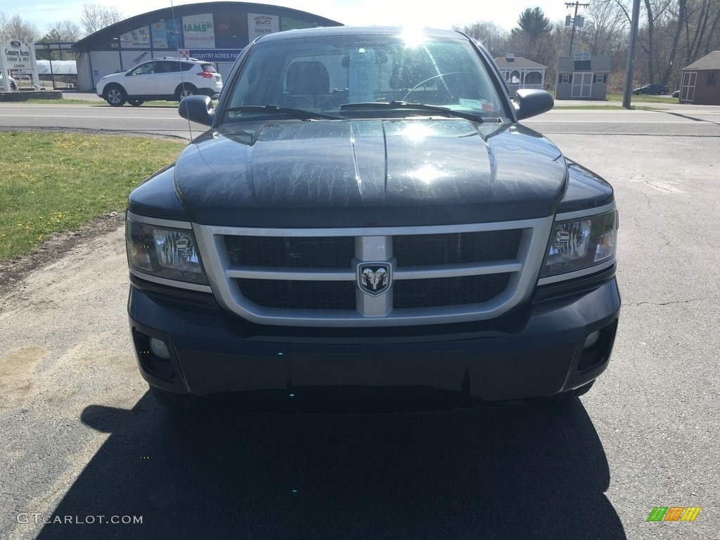 2011 Dakota Big Horn Crew Cab 4x4 - Brilliant Black Crystal Pearl / Dark Slate Gray/Medium Slate Gray photo #2