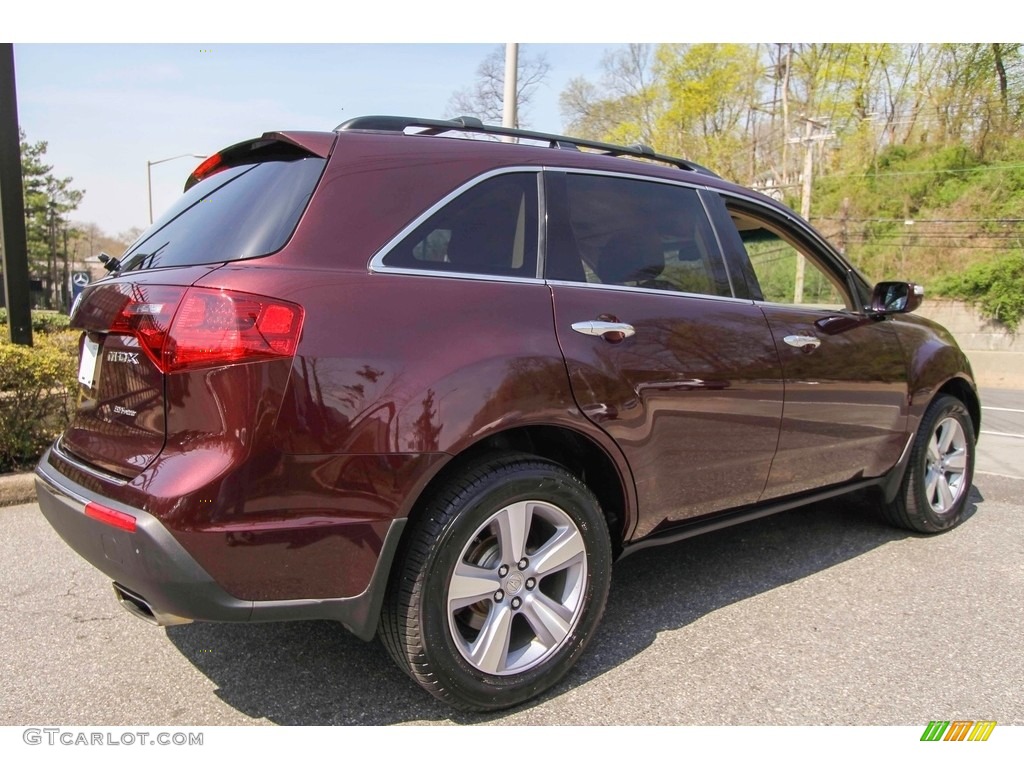2013 MDX SH-AWD Technology - Dark Cherry Pearl / Parchment photo #4