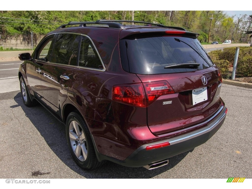 2013 MDX SH-AWD Technology - Dark Cherry Pearl / Parchment photo #6