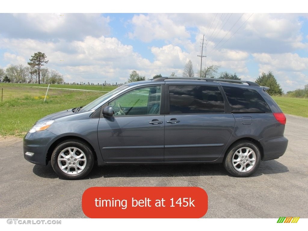 2006 Sienna XLE - Slate Metallic / Stone Gray photo #2